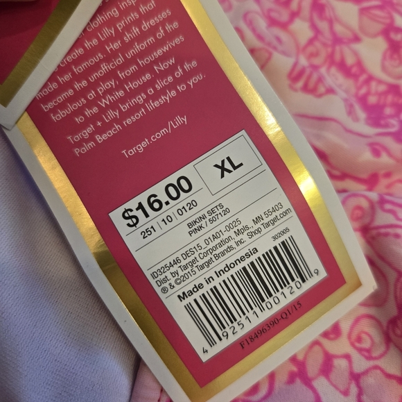 NWT Lilly Pulitzer for Target Swim Set, 14/16 Kids - Picture 6 of 7